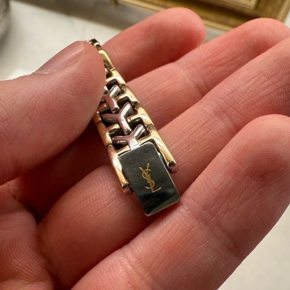 Vintage YSL Yves Saint Laurent Watch Women’s Quartz Two Tone - Picture 9 of 10